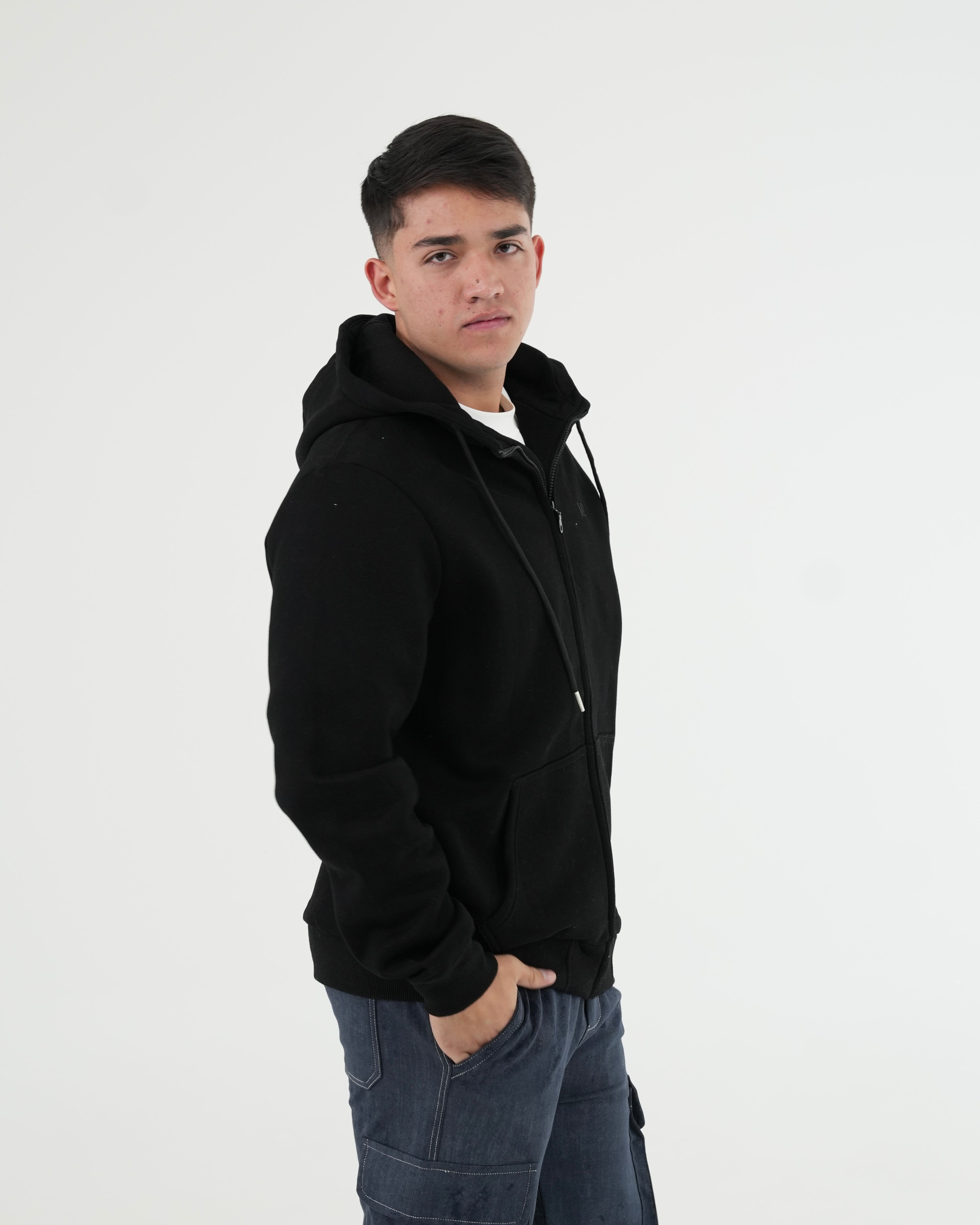 CHAQUETA FSA054 NEGRO