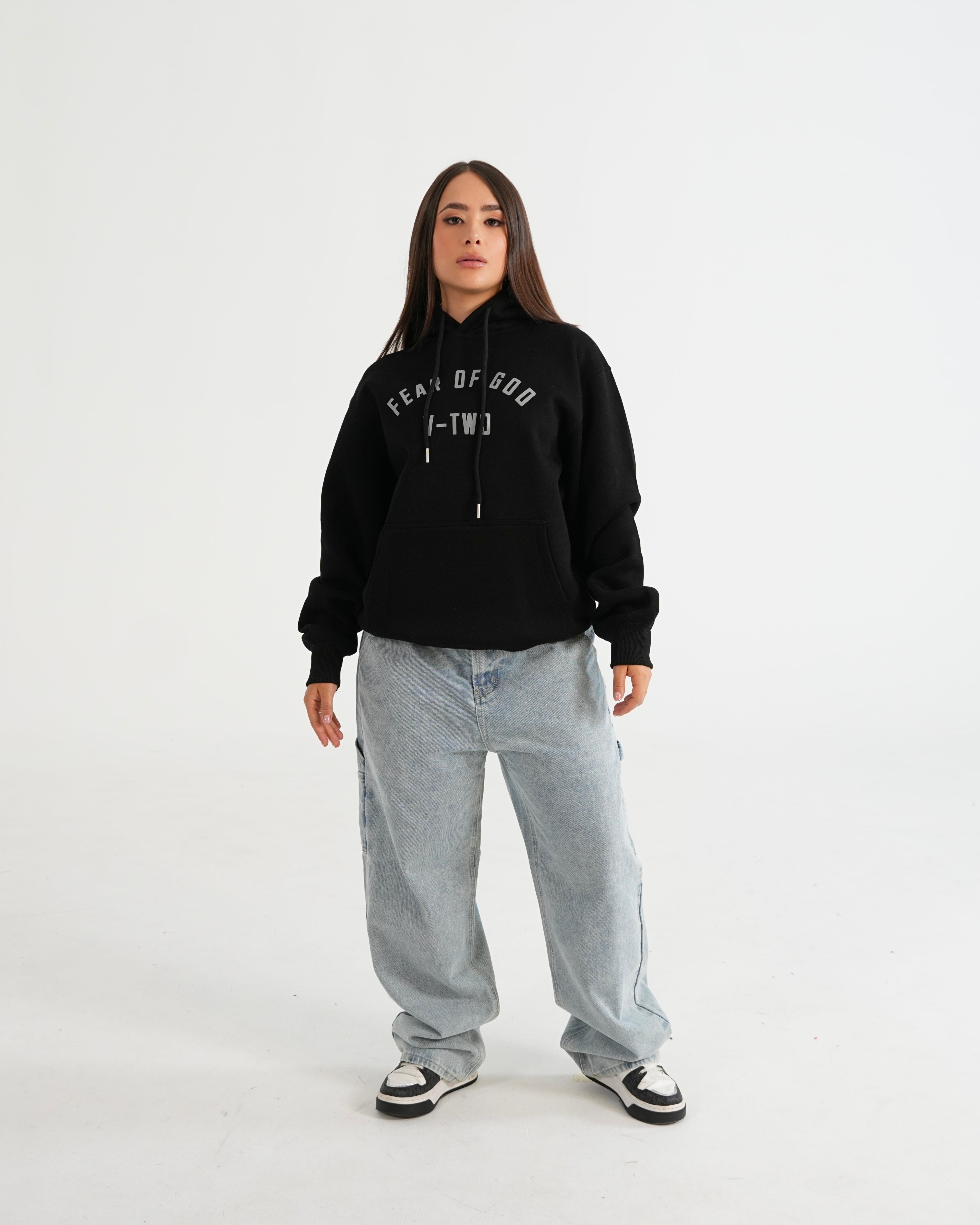 HOODIE FSA080 NEGRO