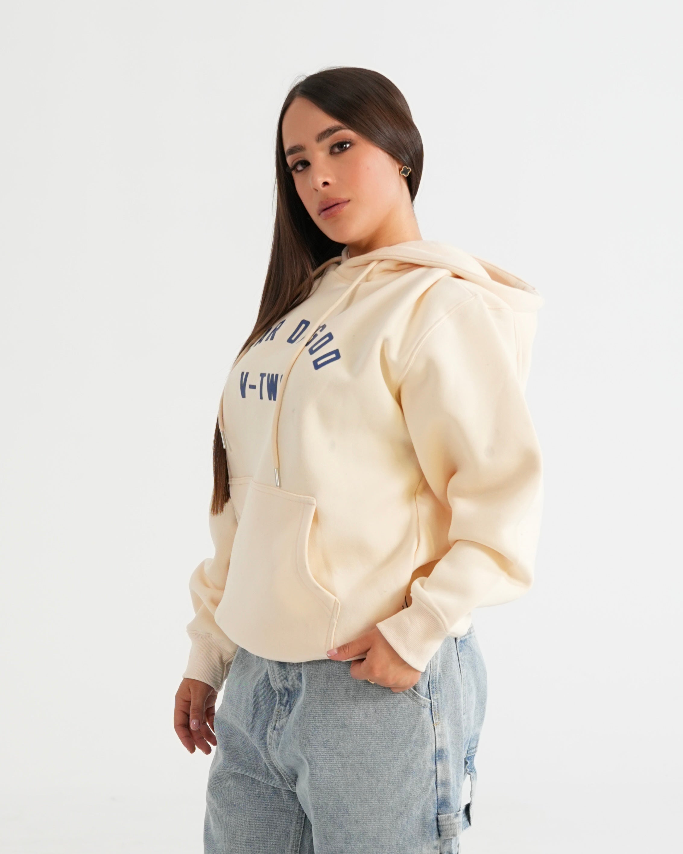 HOODIE FSA080 BEIGE