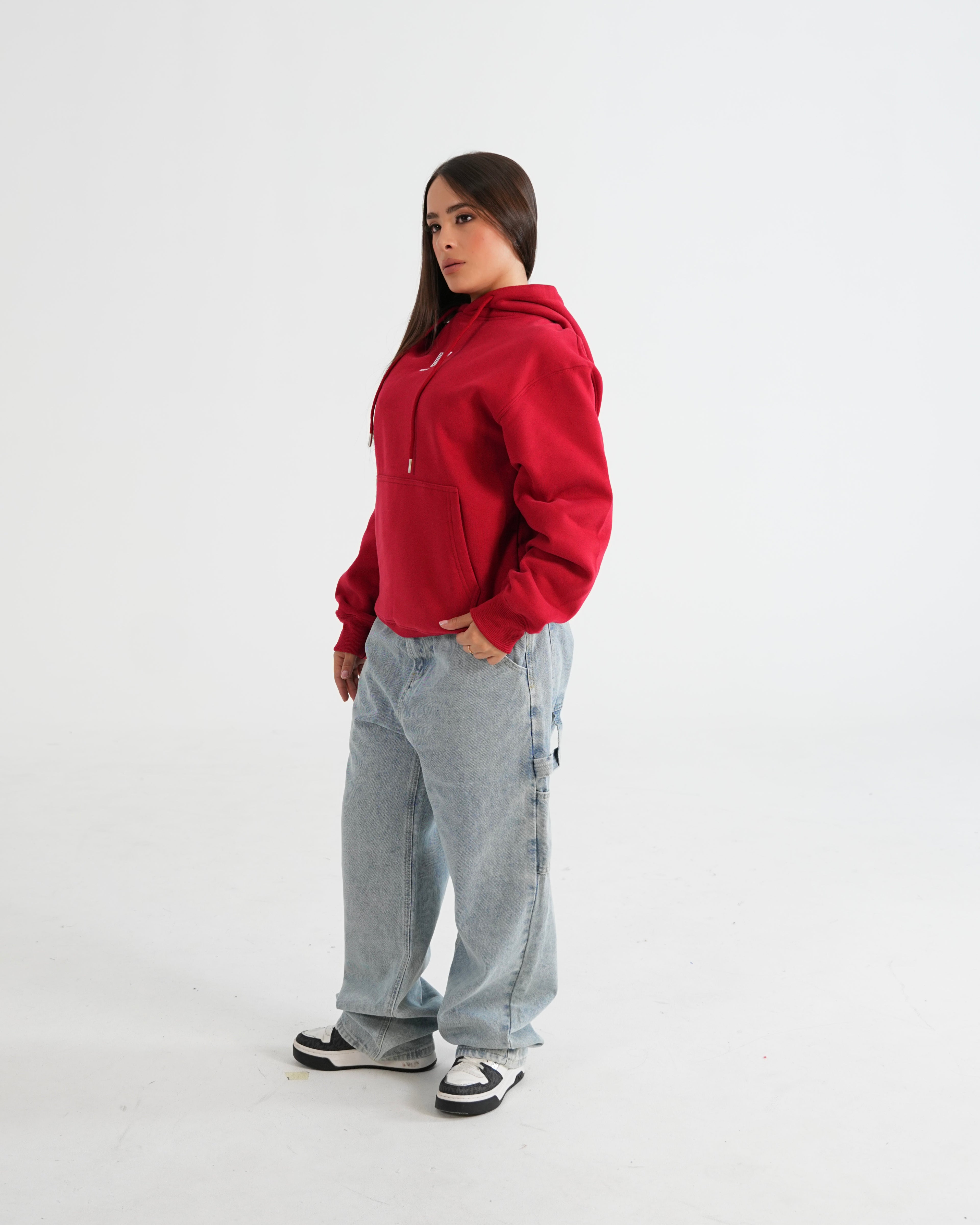 HOODIE FSA083 ROJO
