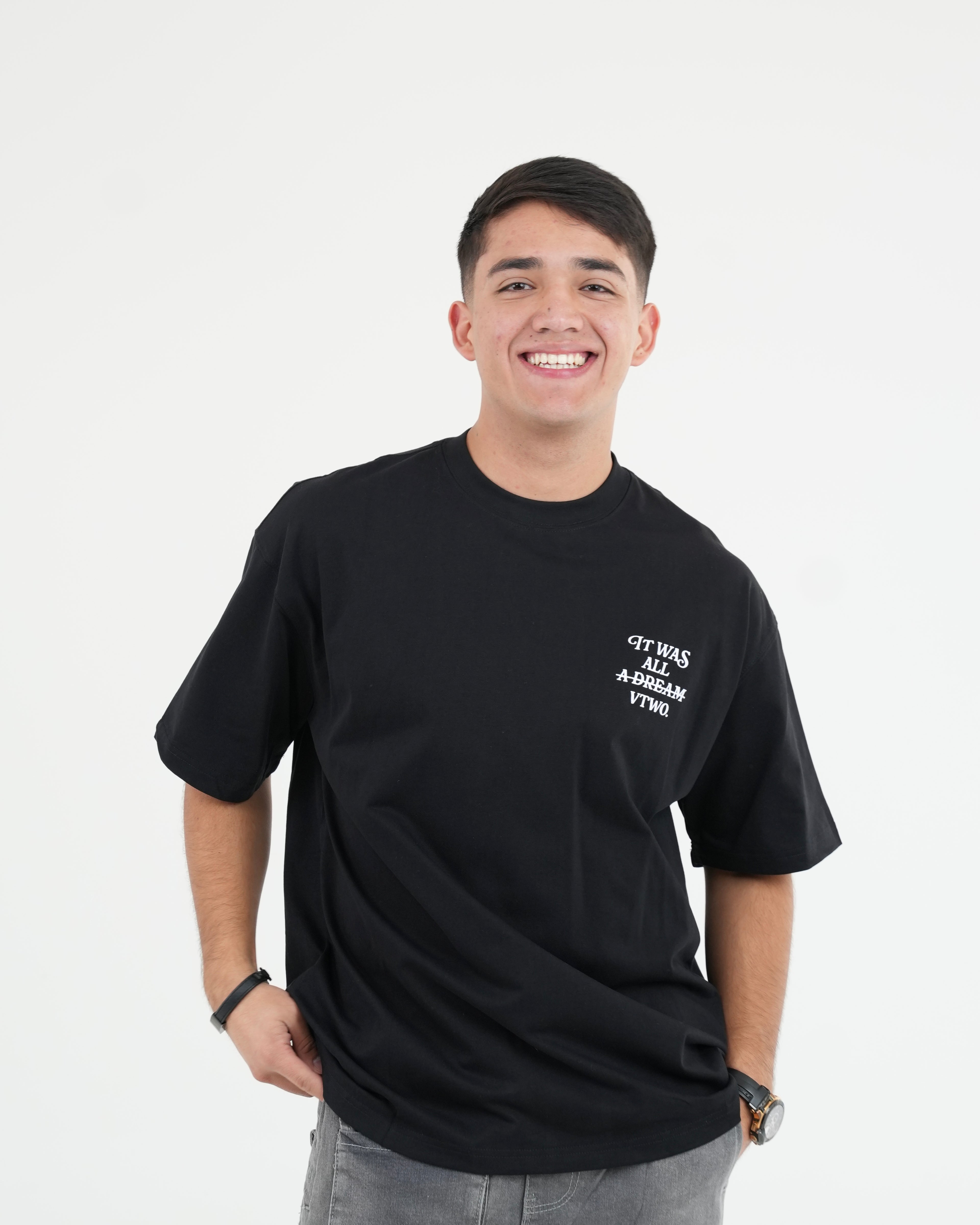 CAMISETA FCA016 NEGRO
