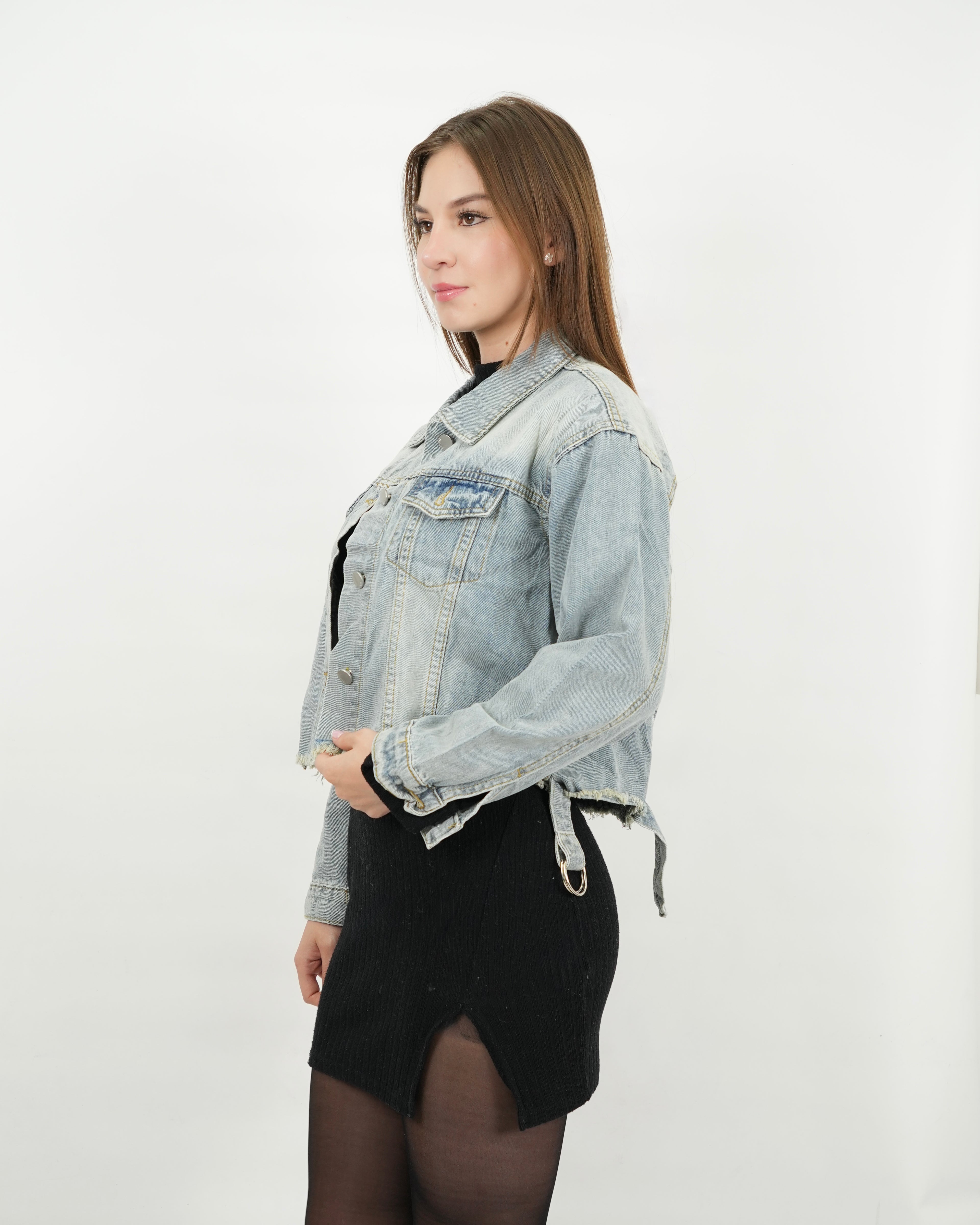 CHAQUETA DENIM JMVR002 AZUL