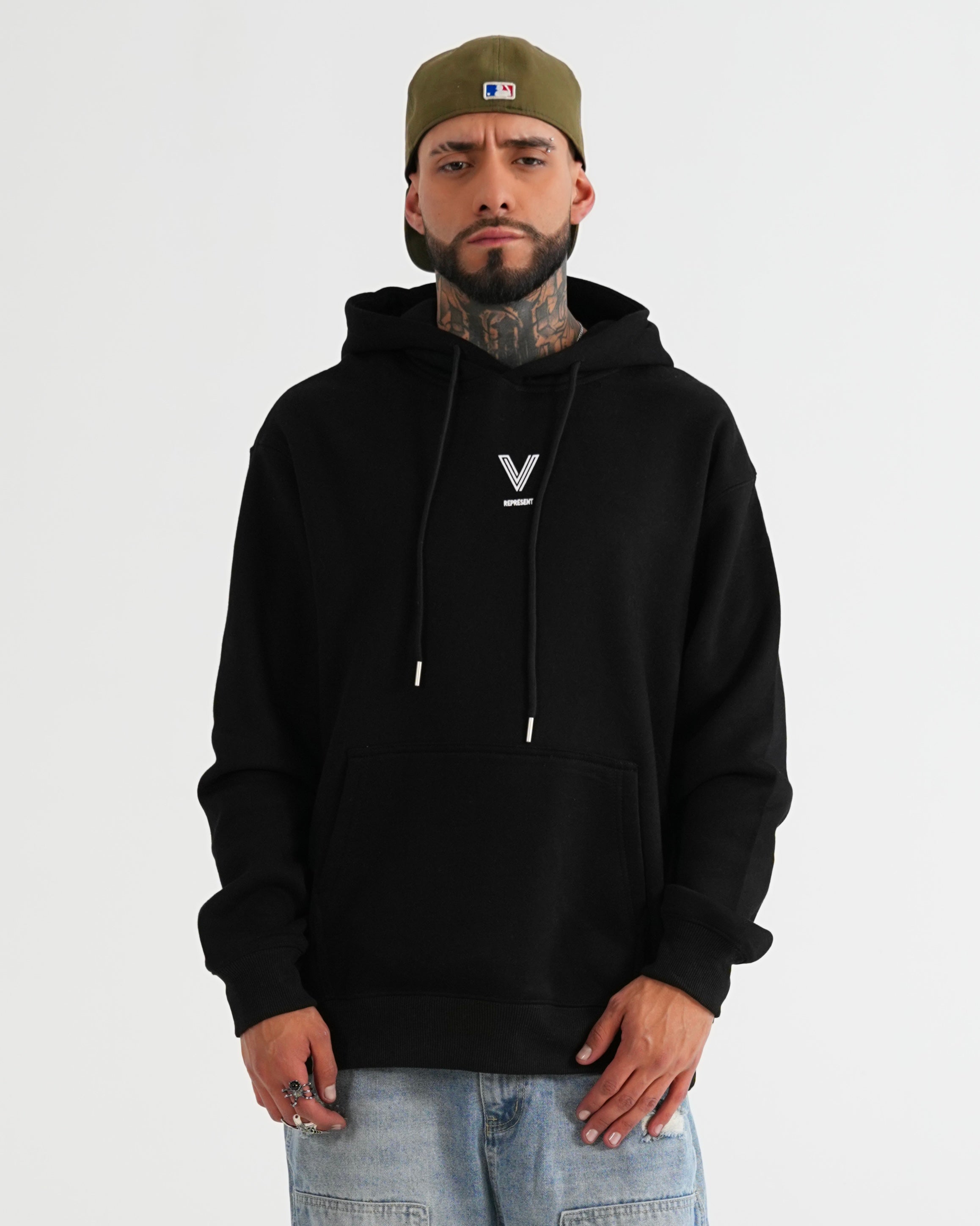 HOODIE FSA083 NEGRO