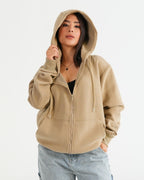 CHAQUETA FSA067 KHAKI C