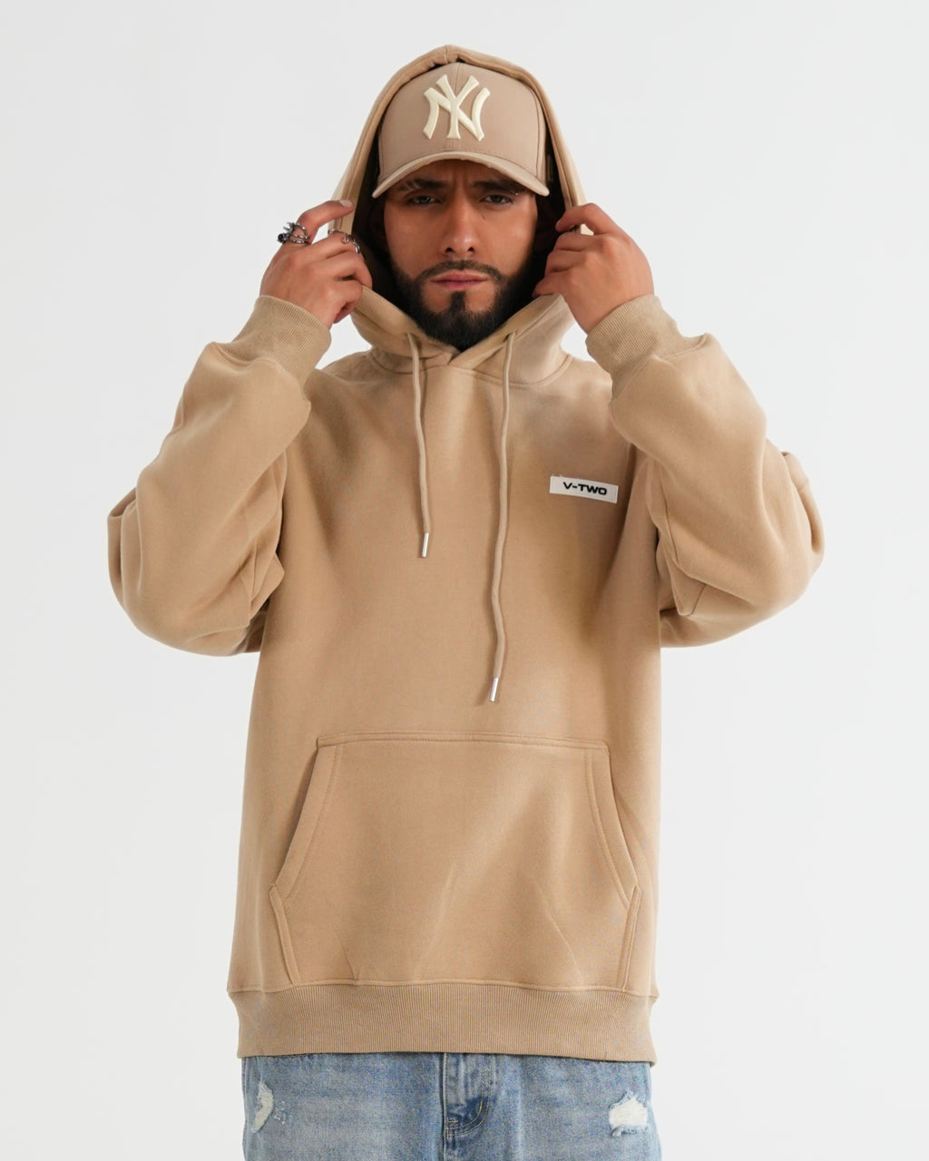 HOODIE FSA082 KHAKI