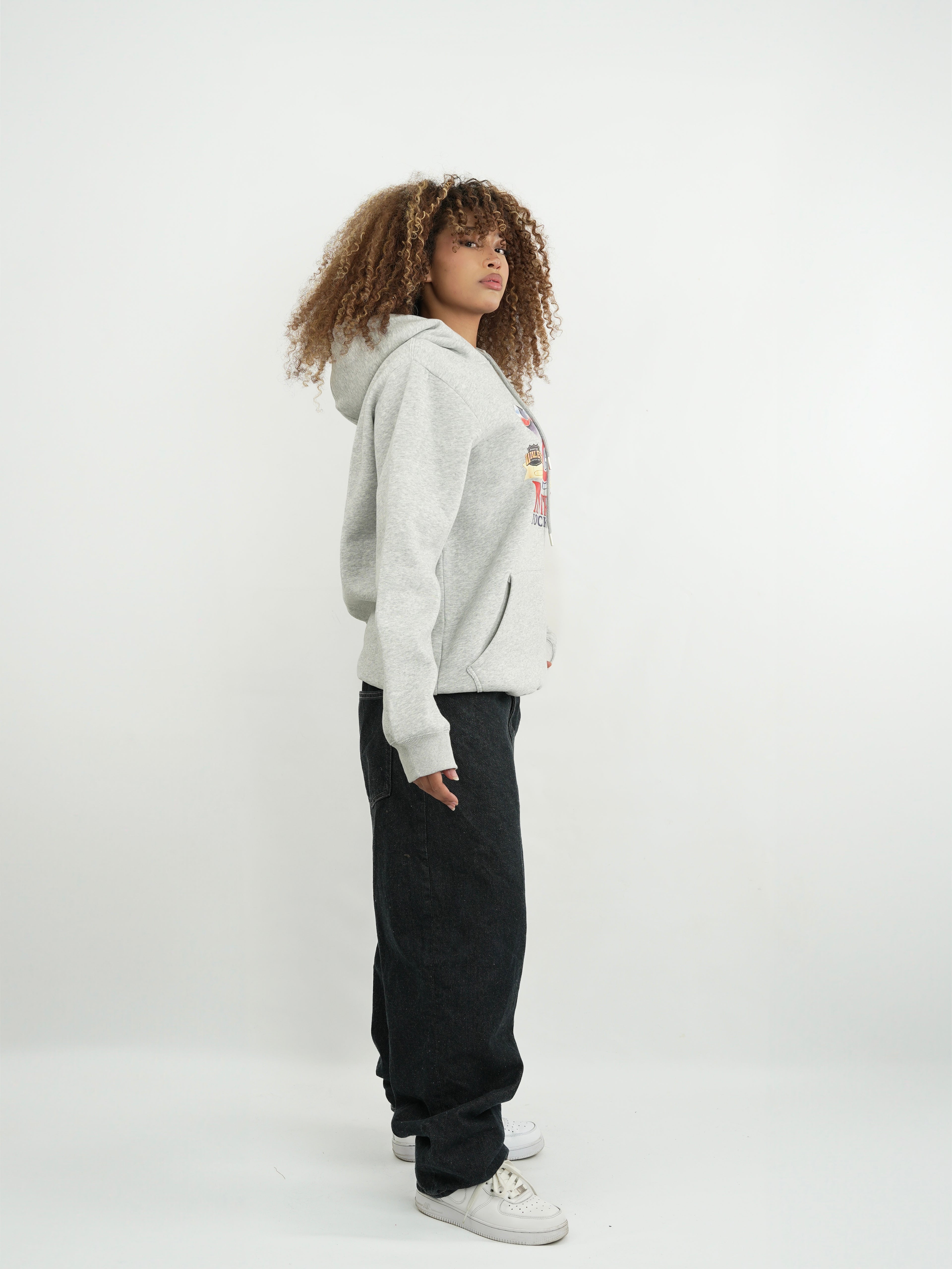 HOODIE FSA043 GRIS