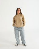 HOODIE FSA068 KHAKI C