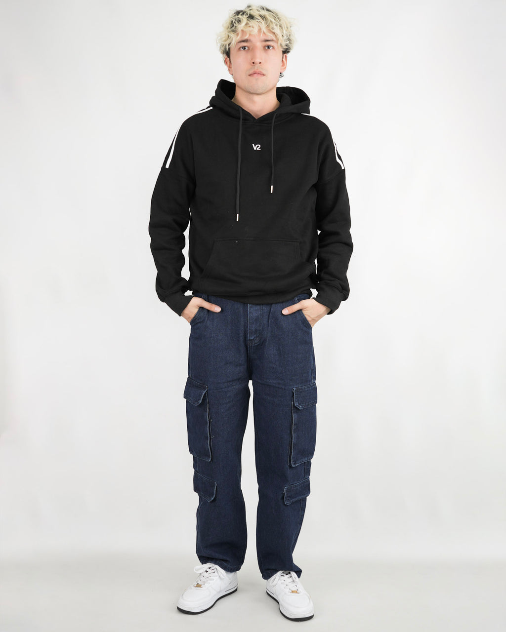 HOODIE FSA065 NEGRO