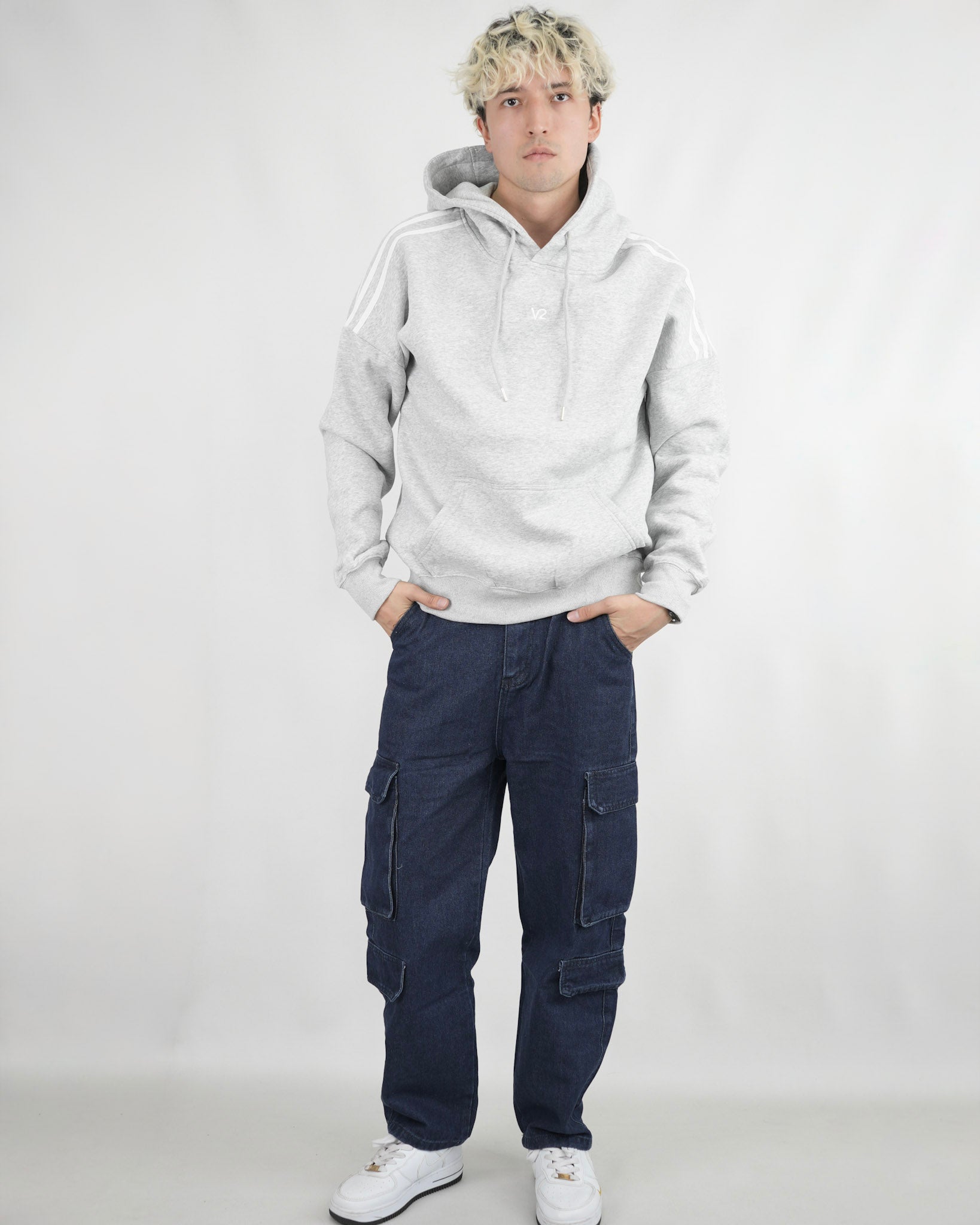HOODIE FSA065 GRIS
