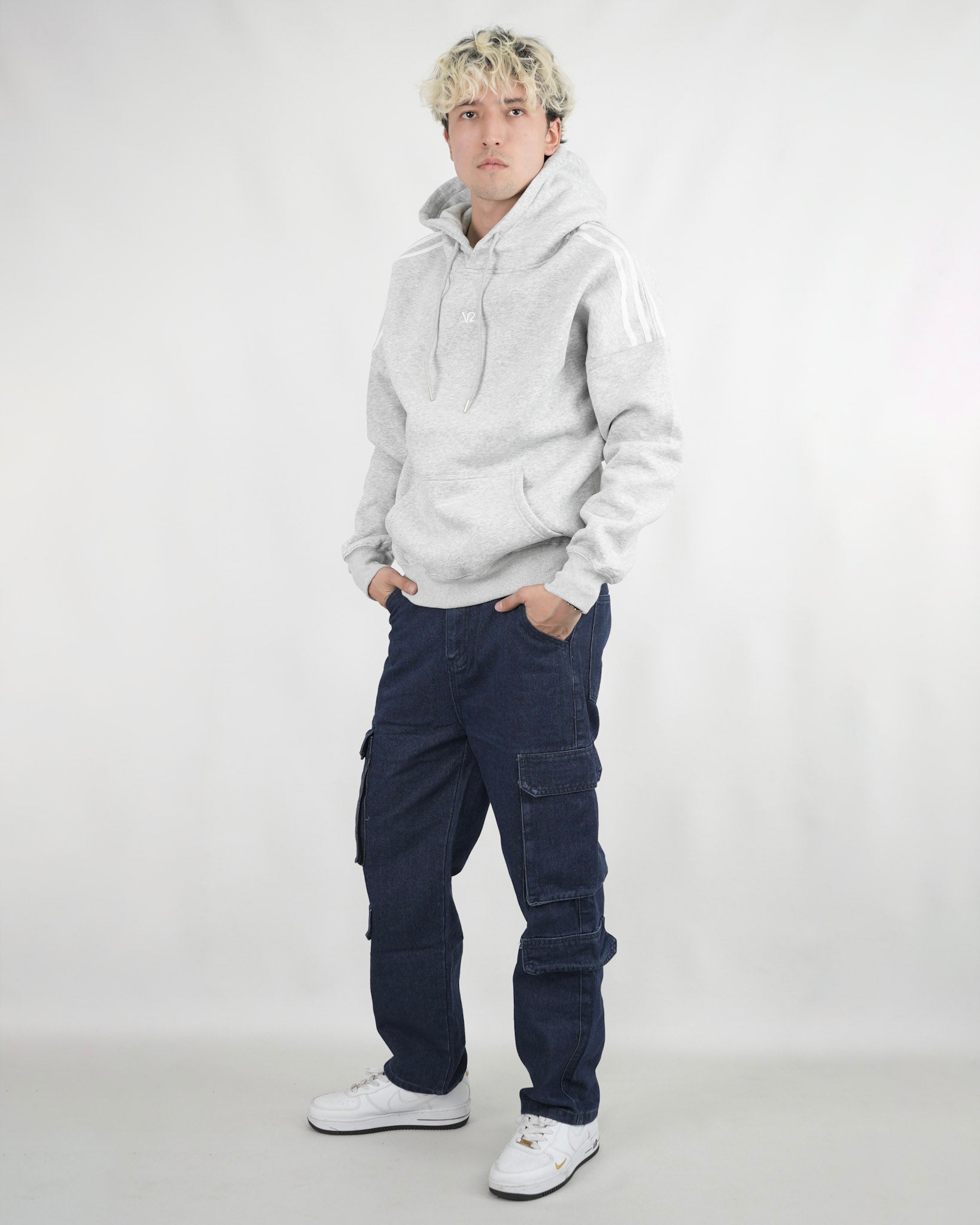 HOODIE FSA065 GRIS