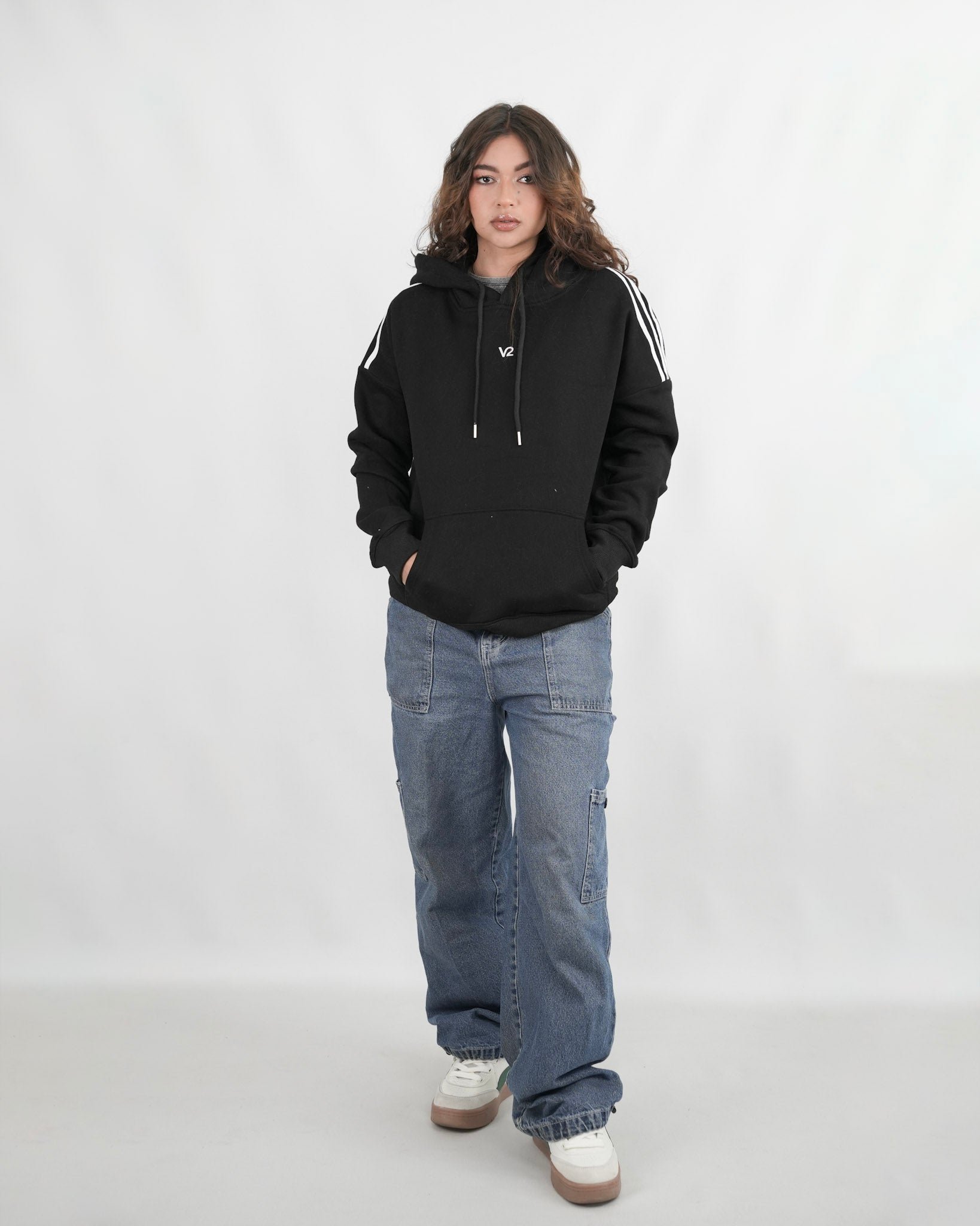 HOODIE FSA065 NEGRO