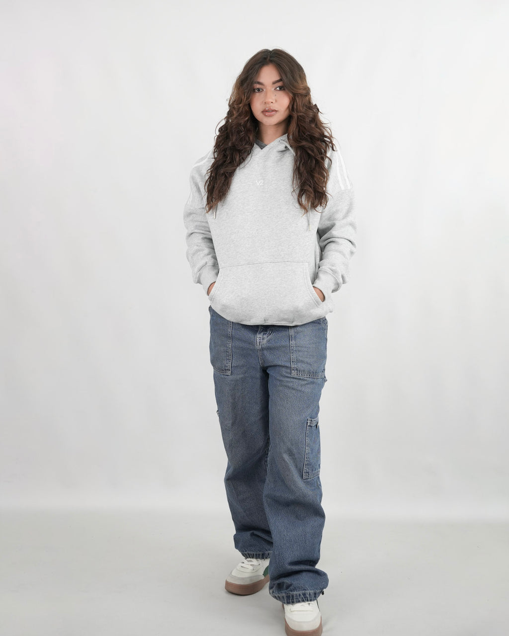 HOODIE FSA065 GRIS