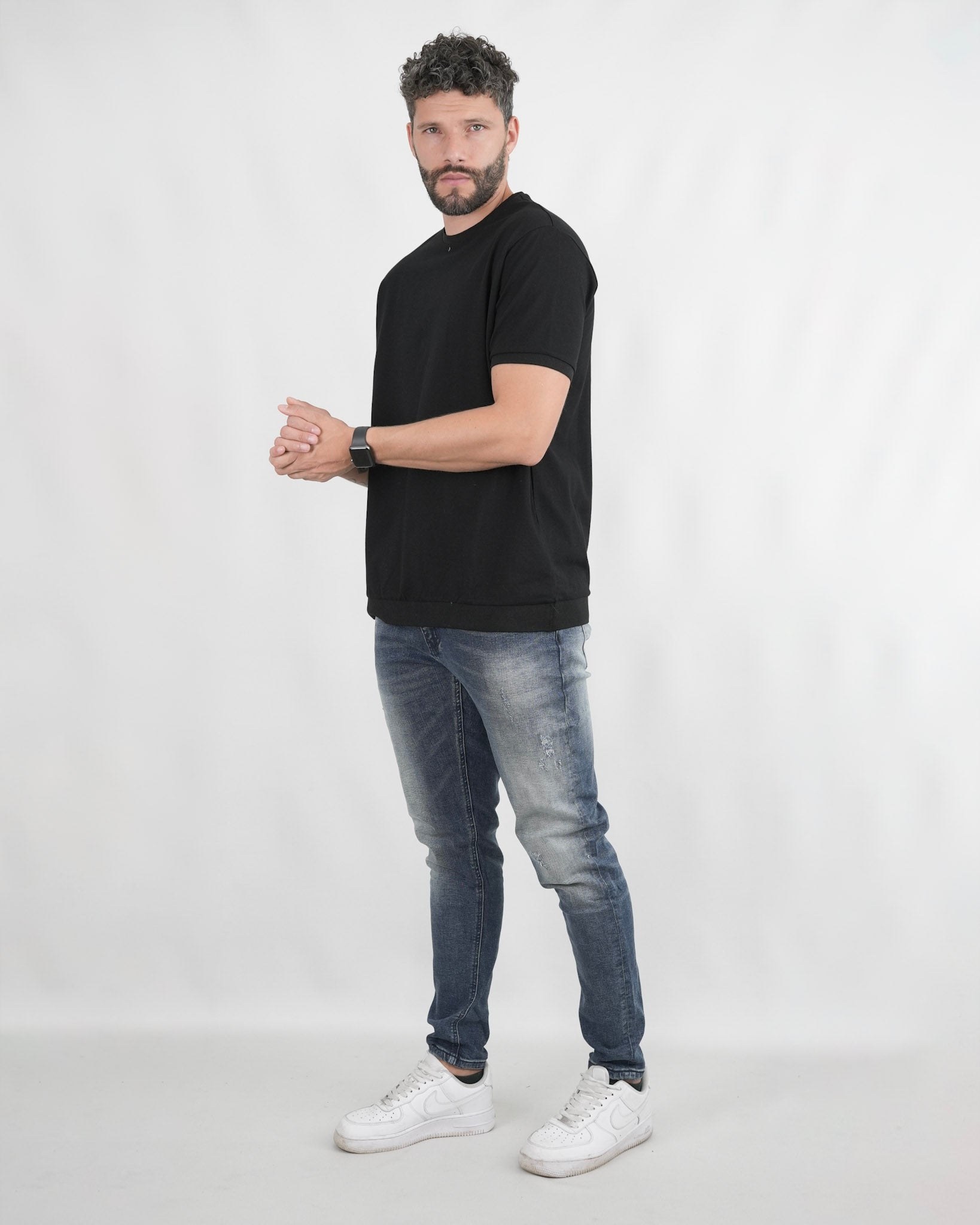 CAMISETA CA018 NEGRO