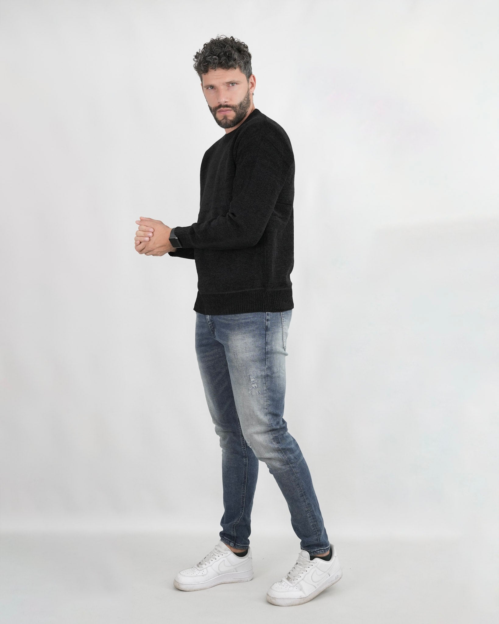 SUETER HISA019 NEGRO