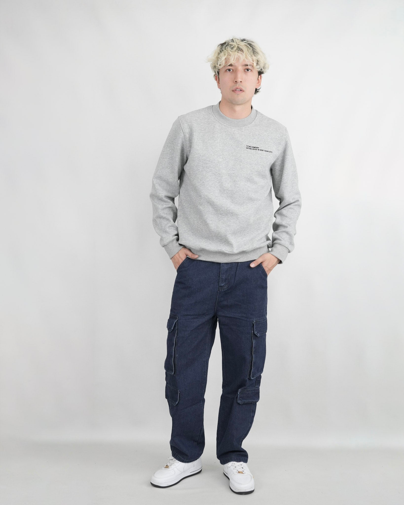 BUZO LSA014 GRIS
