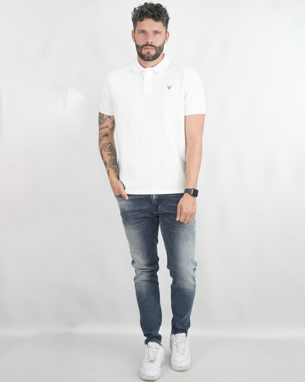 CAMISA POLO CAP006 BLANCO