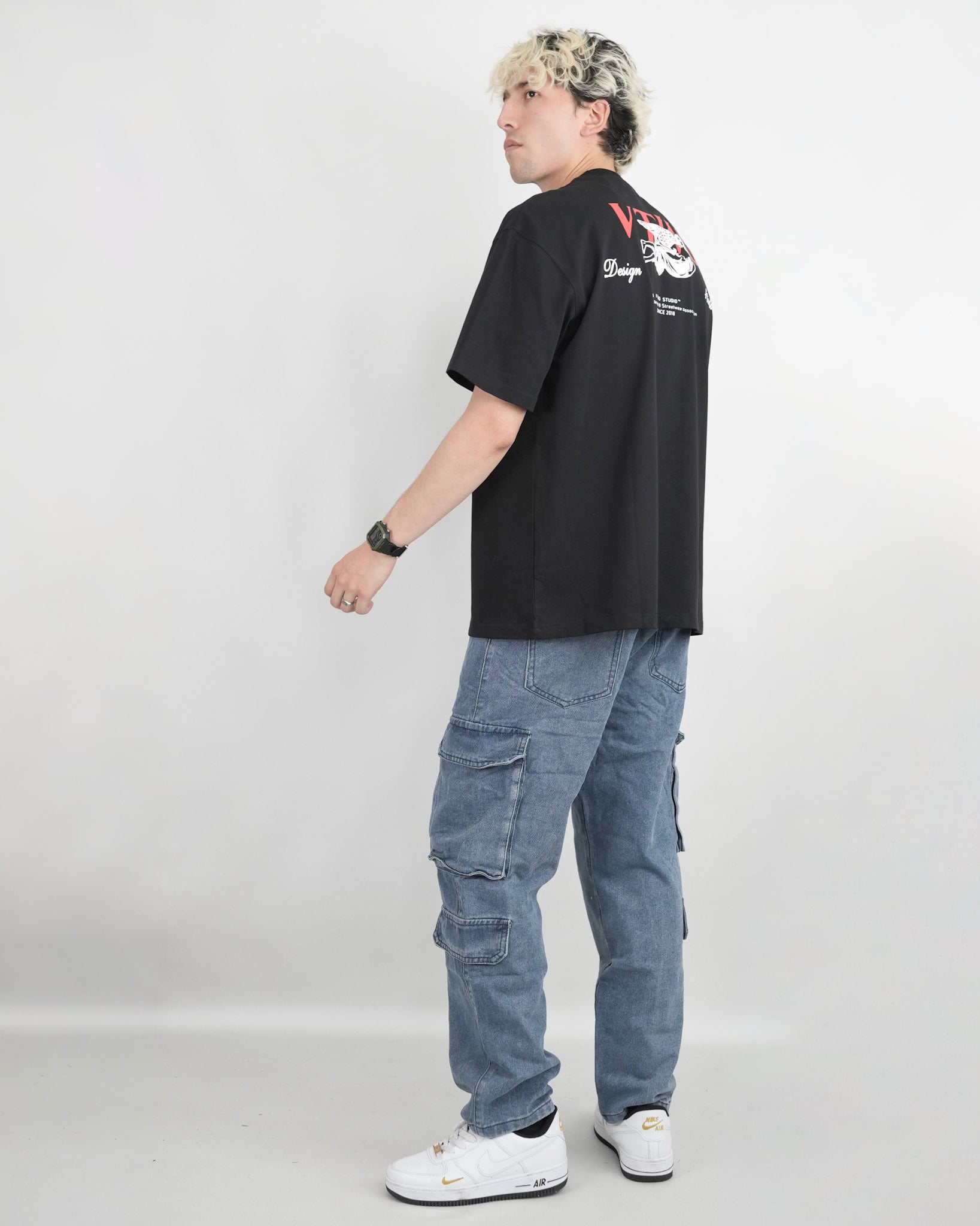 CAMISETA FCA012 NEGRO