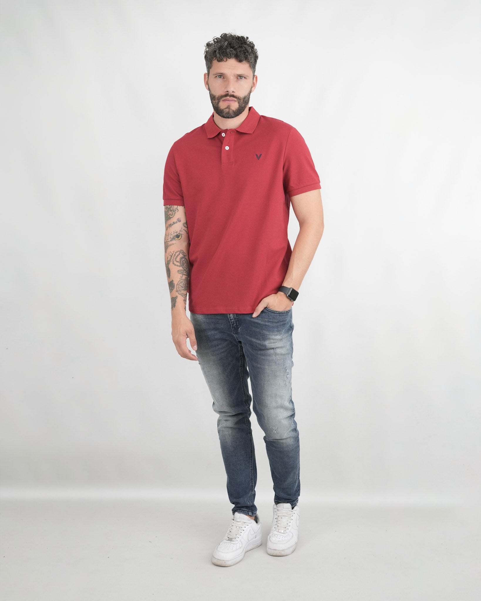 CAMISA POLO CAP006 ROJO