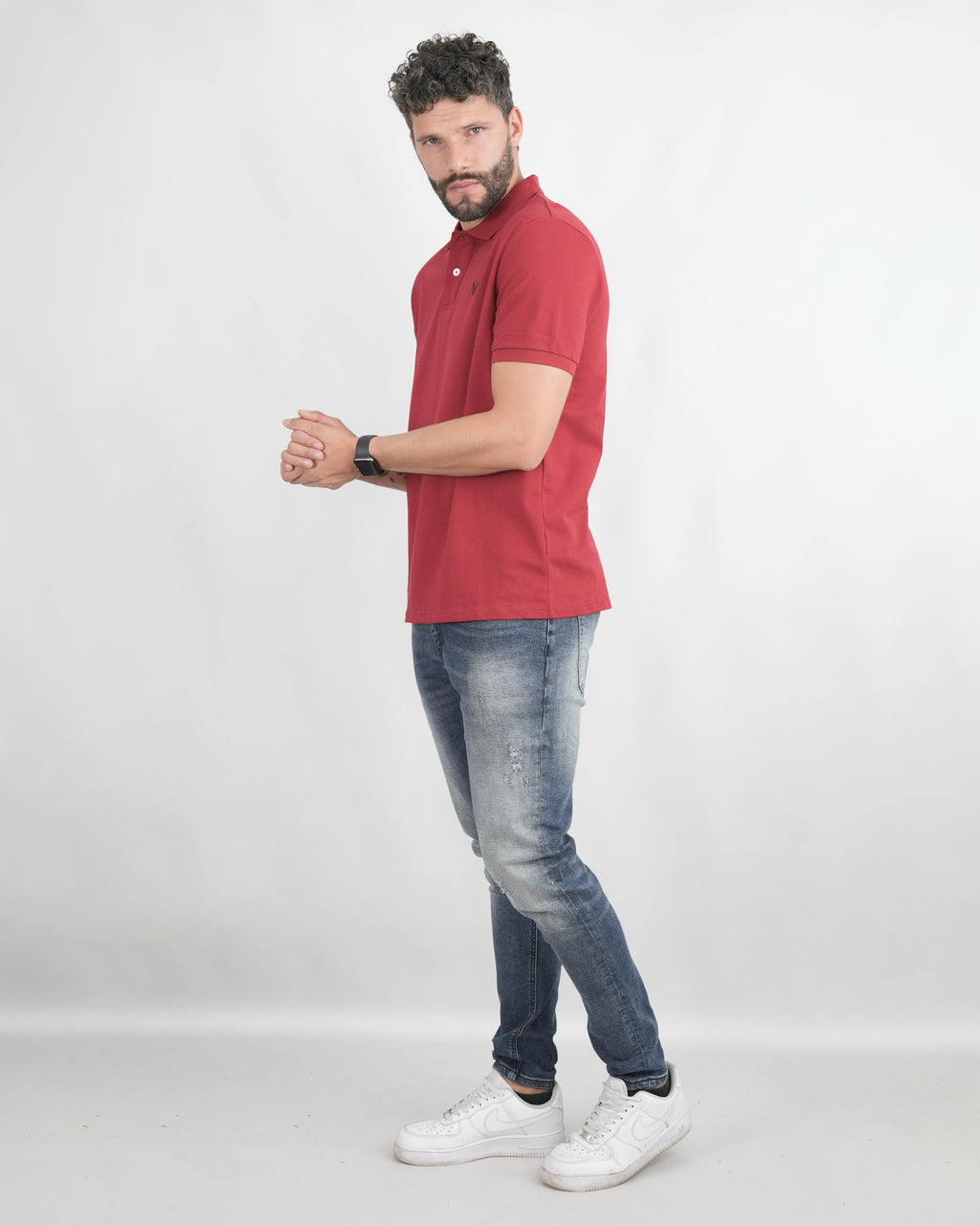 CAMISA POLO CAP006 ROJO