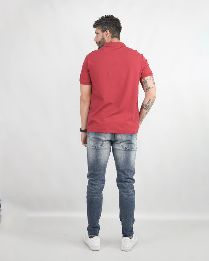 CAMISA POLO CAP006 ROJO