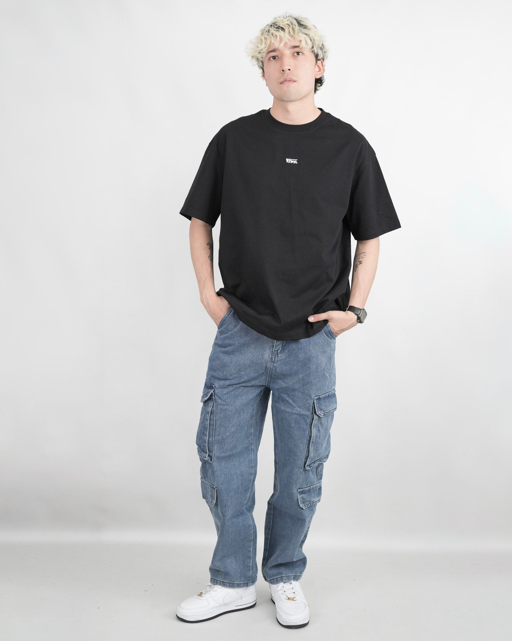 CAMISETA FCA005 NEGRO