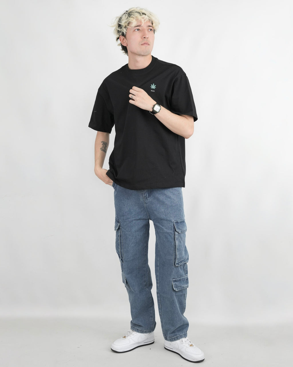 CAMISETA FCA009 NEGRO