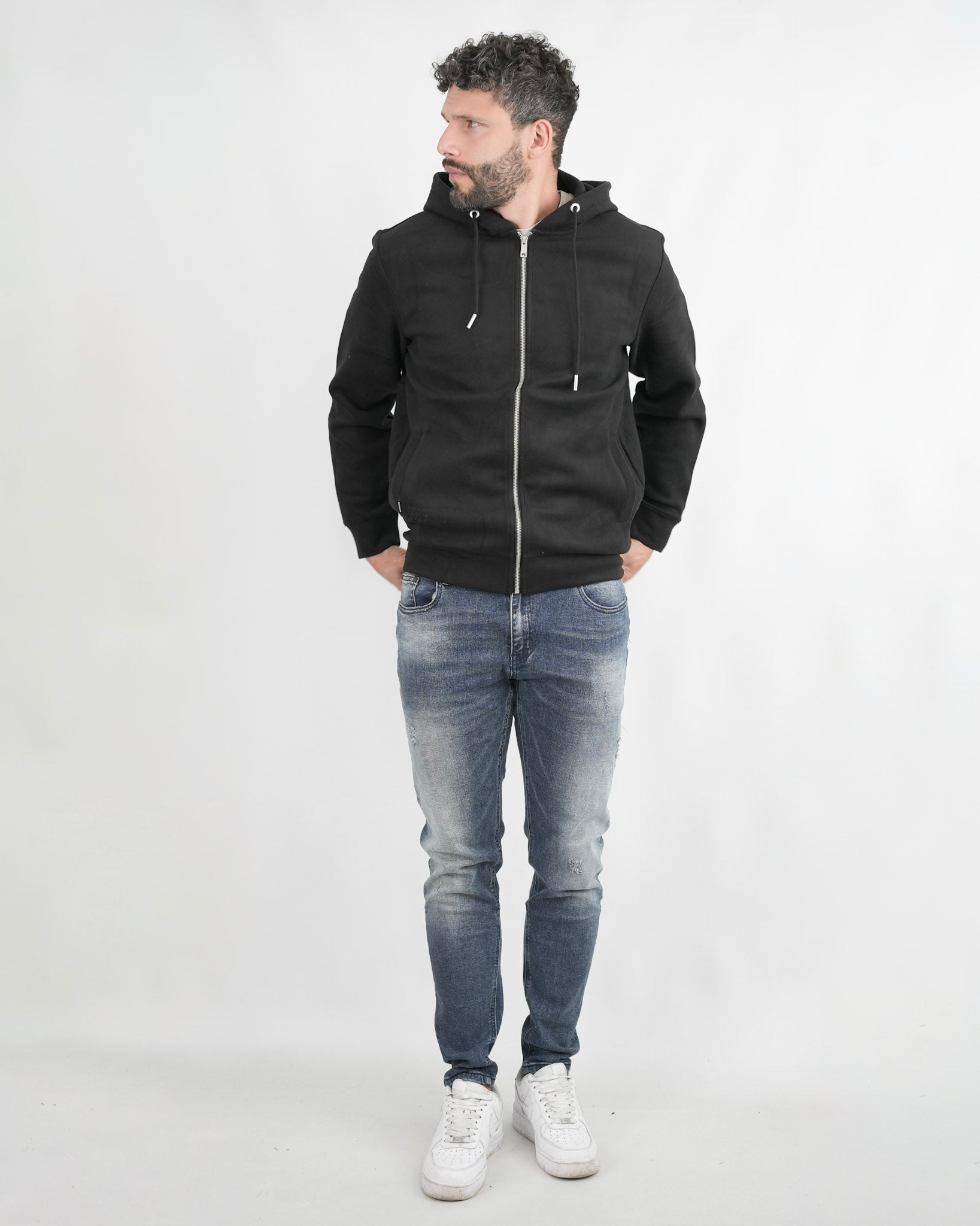 CHAQUETA DFSA001 NEGRO