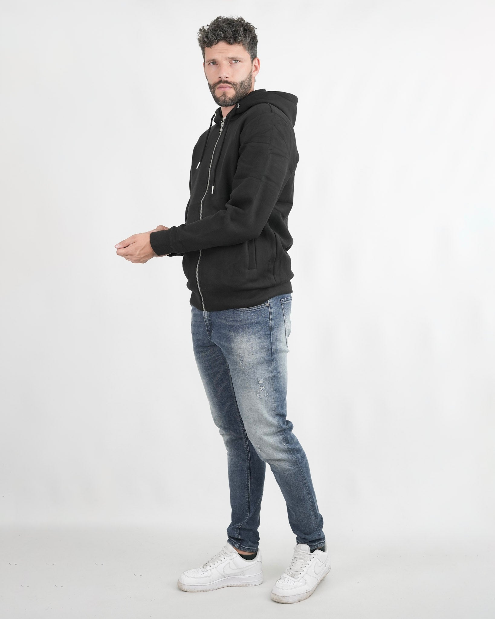 CHAQUETA DFSA001 NEGRO