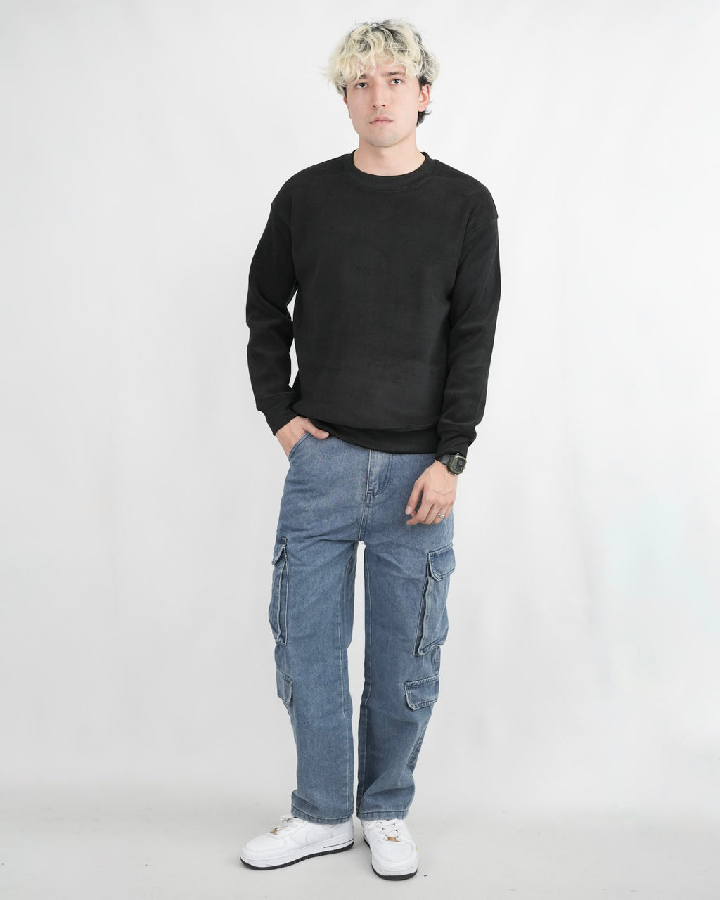 SUETER HISA015 NEGRO