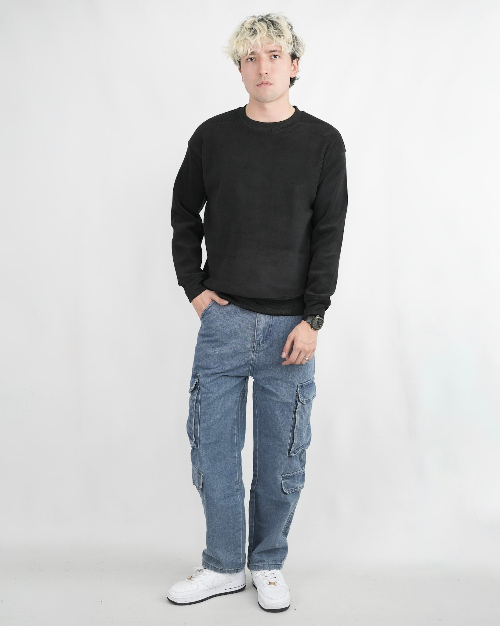 SUETER HISA015 NEGRO