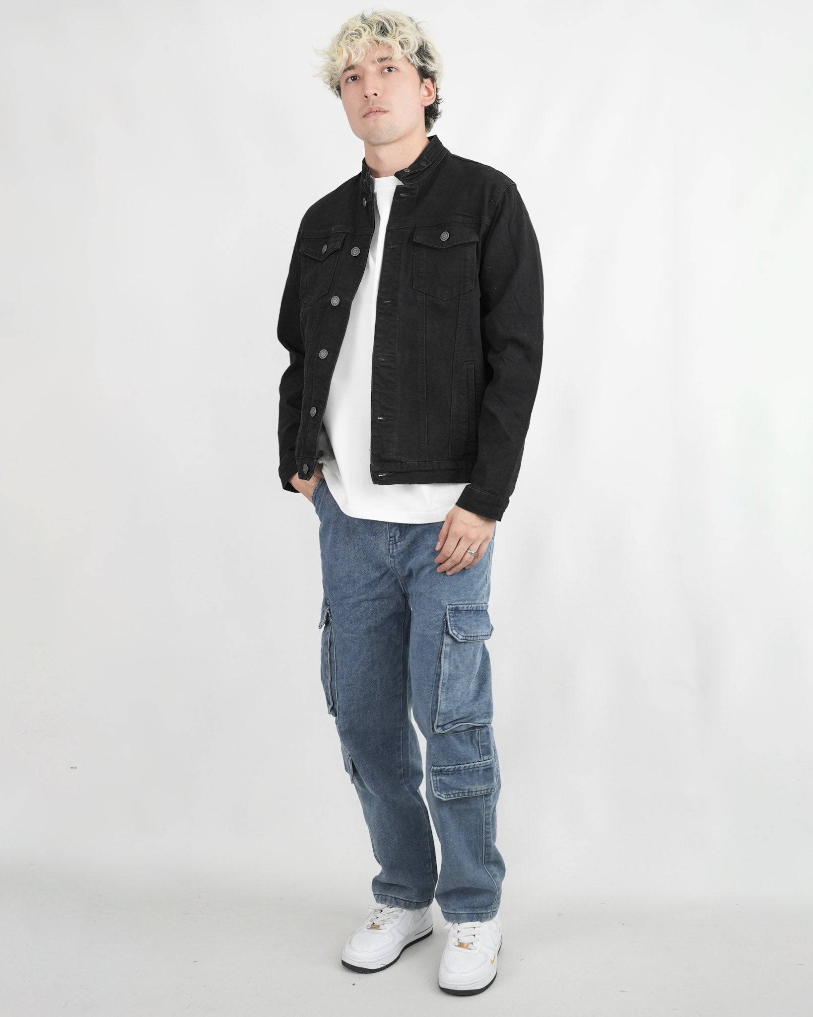 CHAQUETA VR053 NEGRO