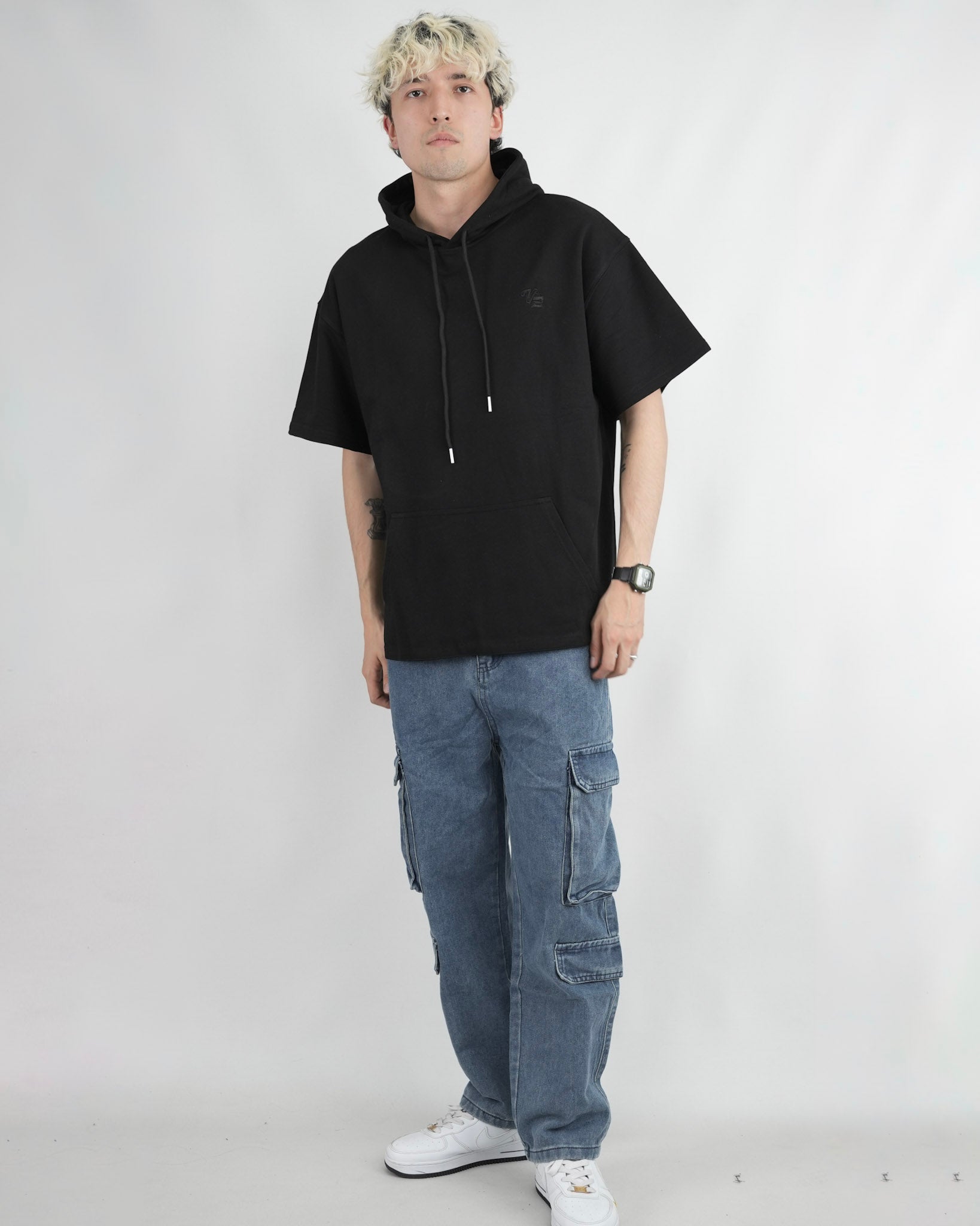 HOODIE CA017 NEGRO