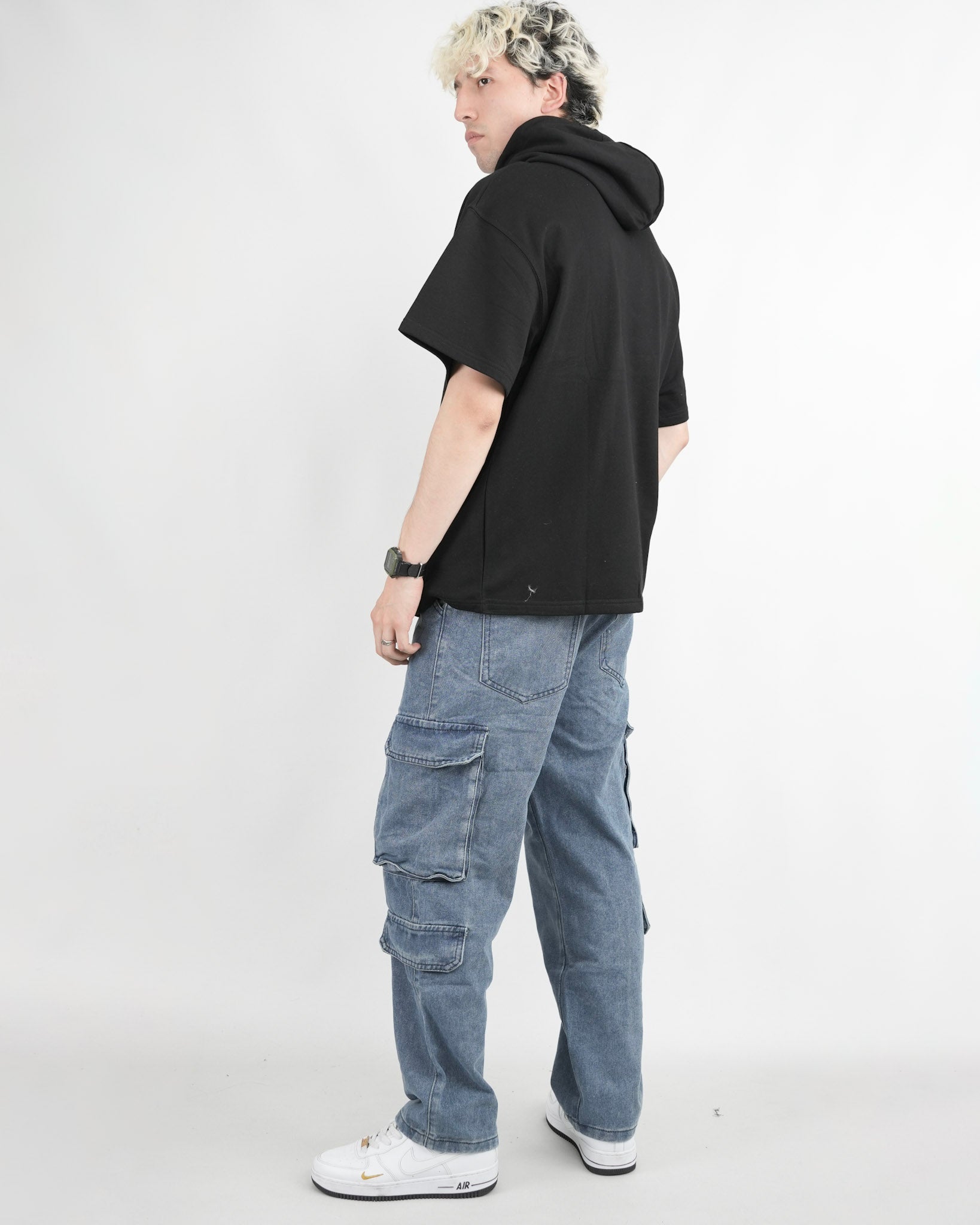 HOODIE CA017 NEGRO