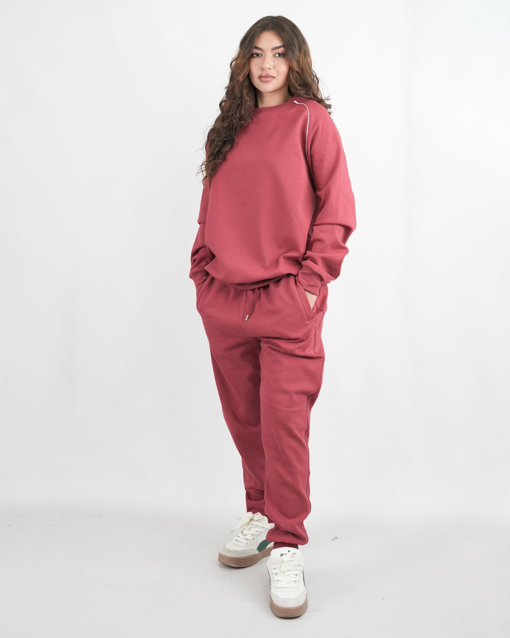 SUDADERA LSA023 VINO