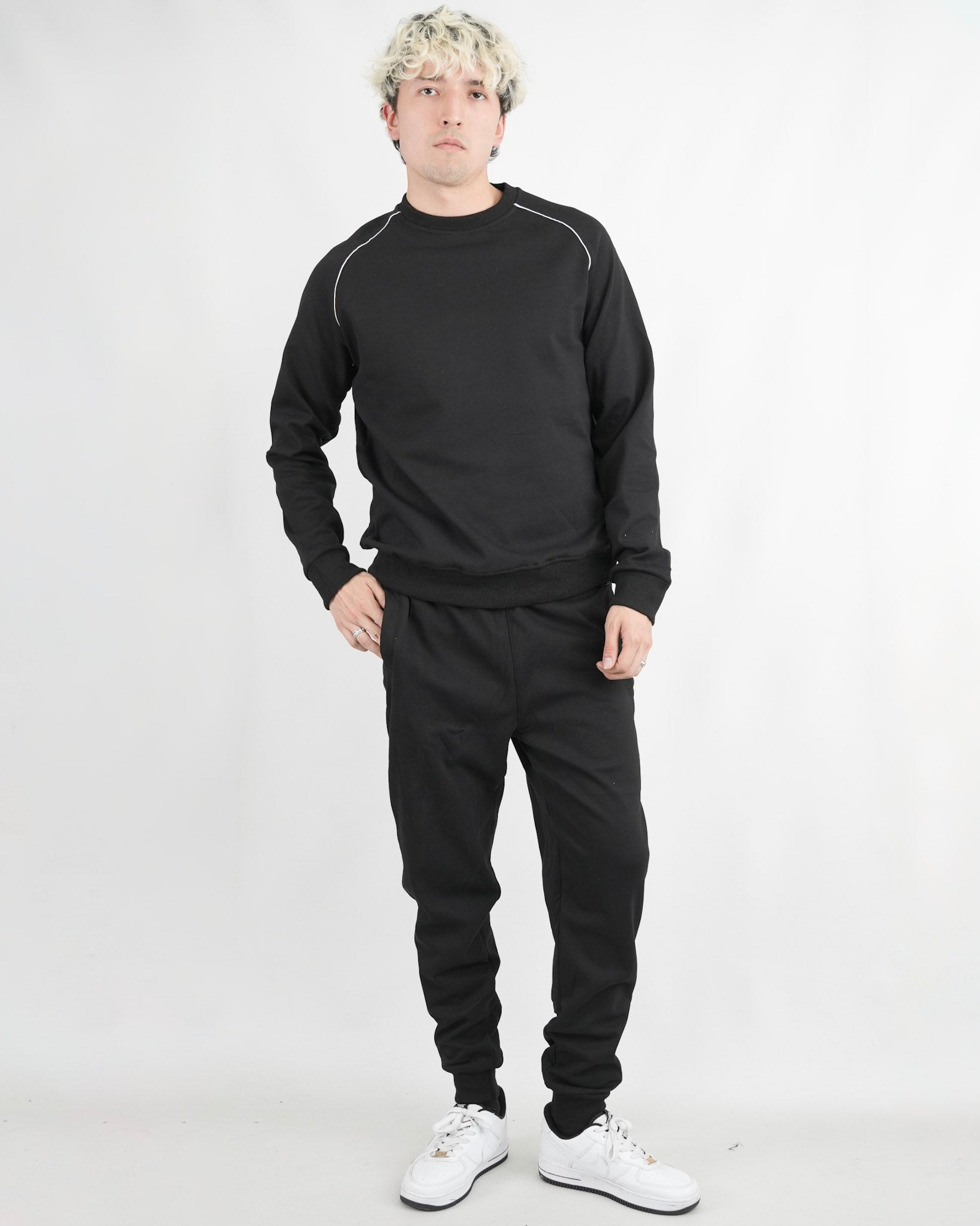 SUDADERA LSA023 NEGRO