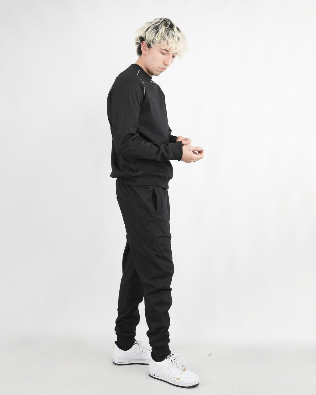 SUDADERA LSA023 NEGRO