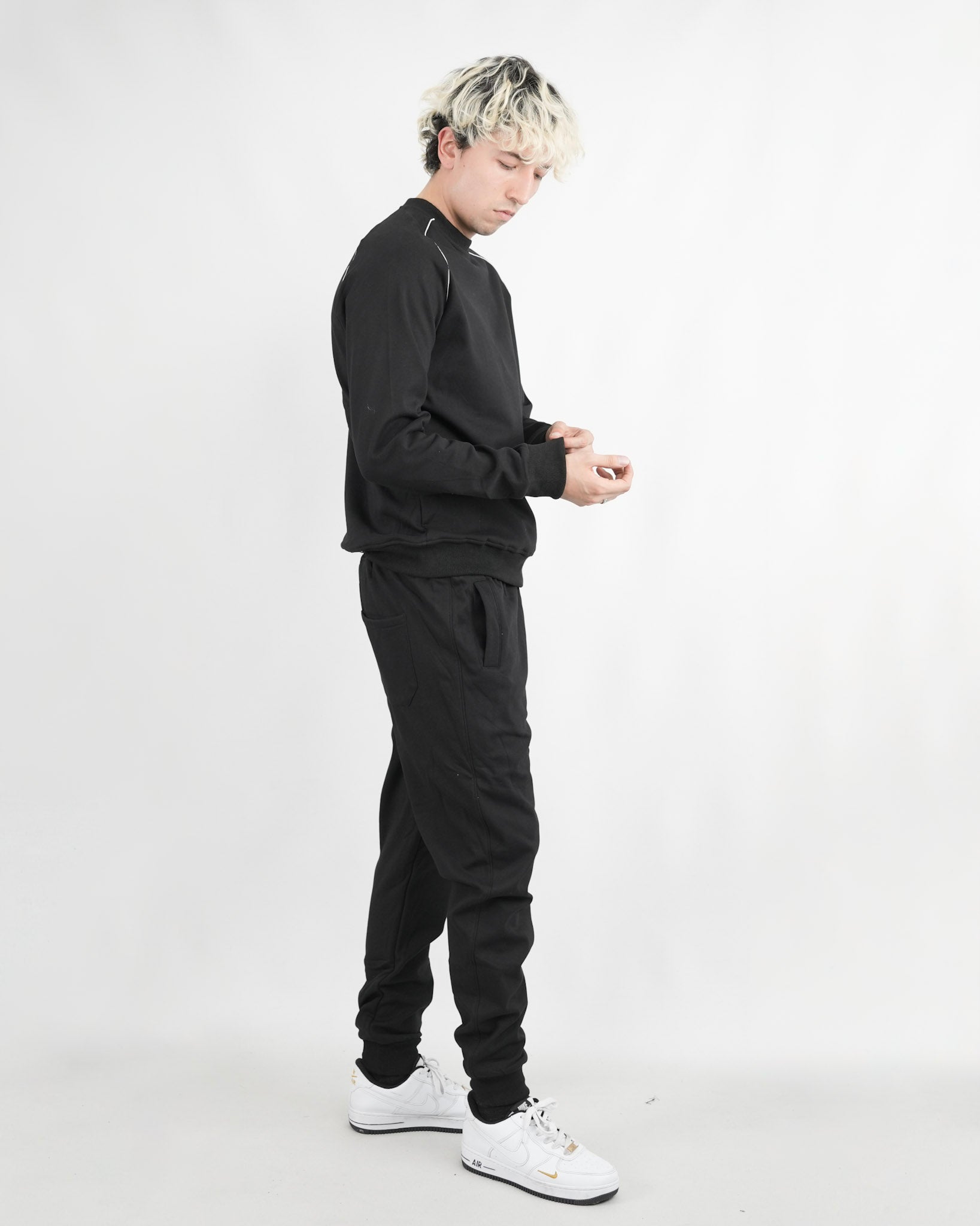 SUDADERA LSA023 NEGRO
