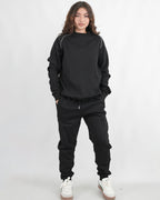 SUDADERA LSA023 NEGRO