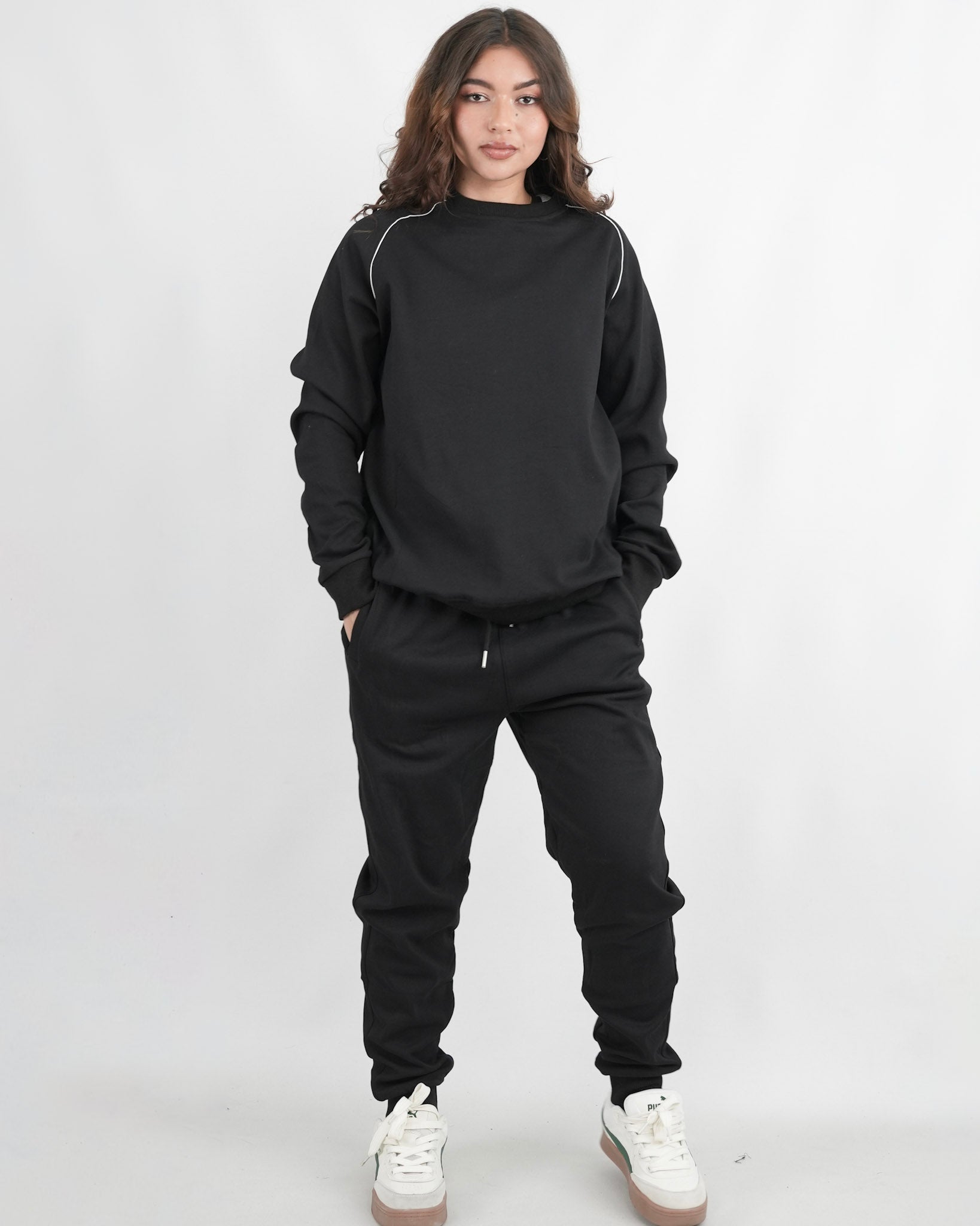 SUDADERA LSA023 NEGRO