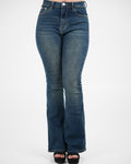 PANTALON JEAN BELL BOOT DAMA JD001 MJAH AZUL