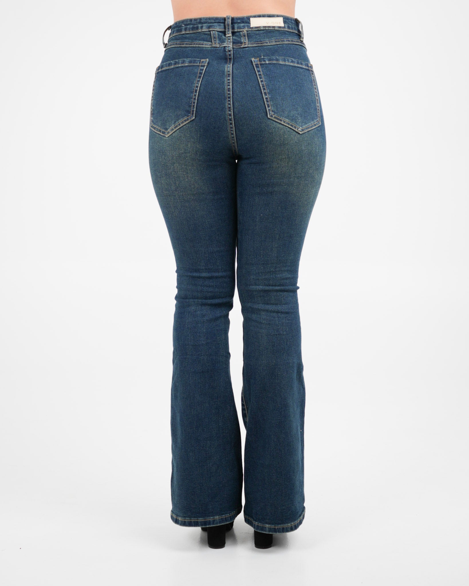 PANTALON JEAN BELL BOOT DAMA JD001 MJAH AZUL
