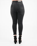 JEAN SKINNY JD001 MJAS NEGRO