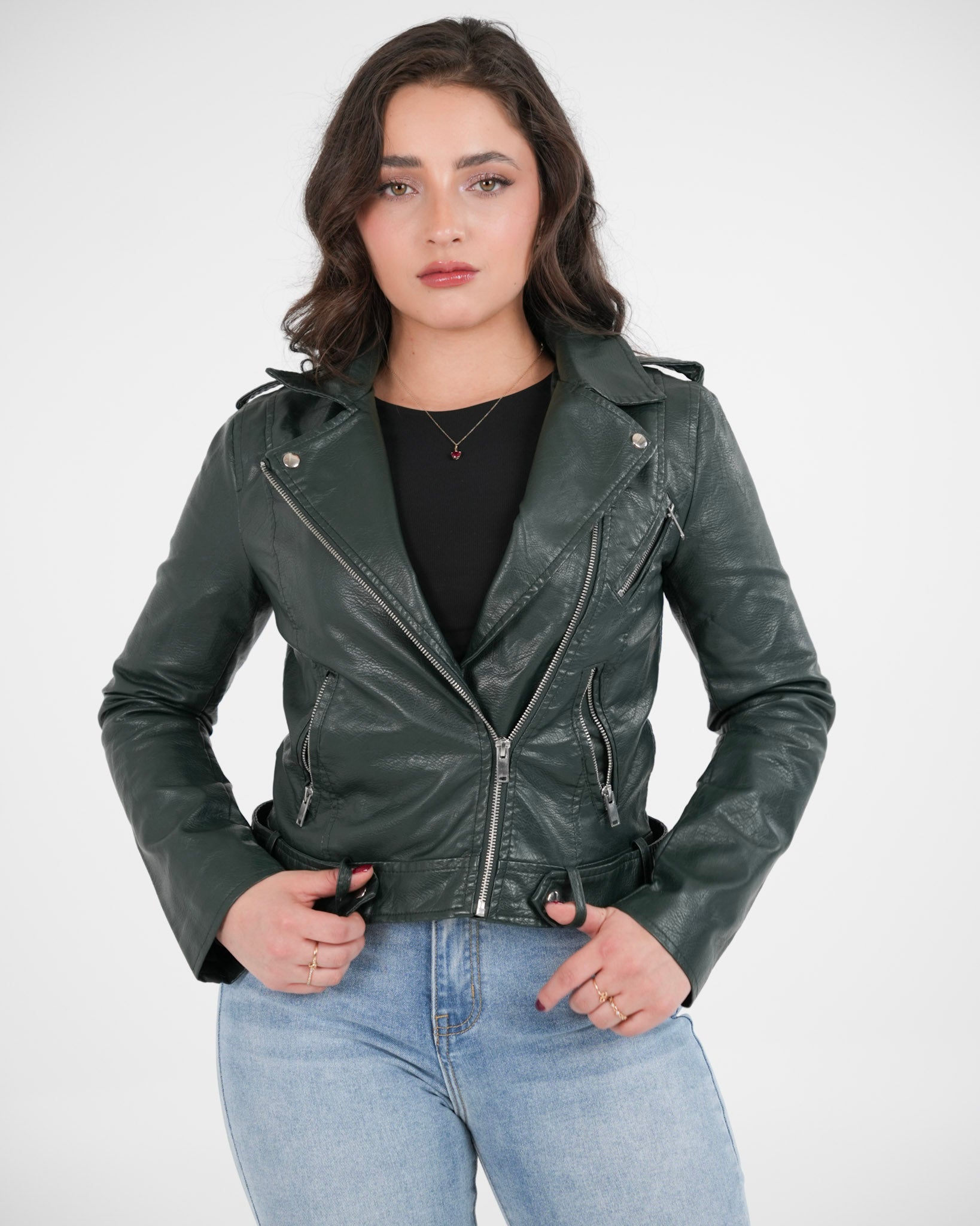 CHAQUETA PU001 VERDE