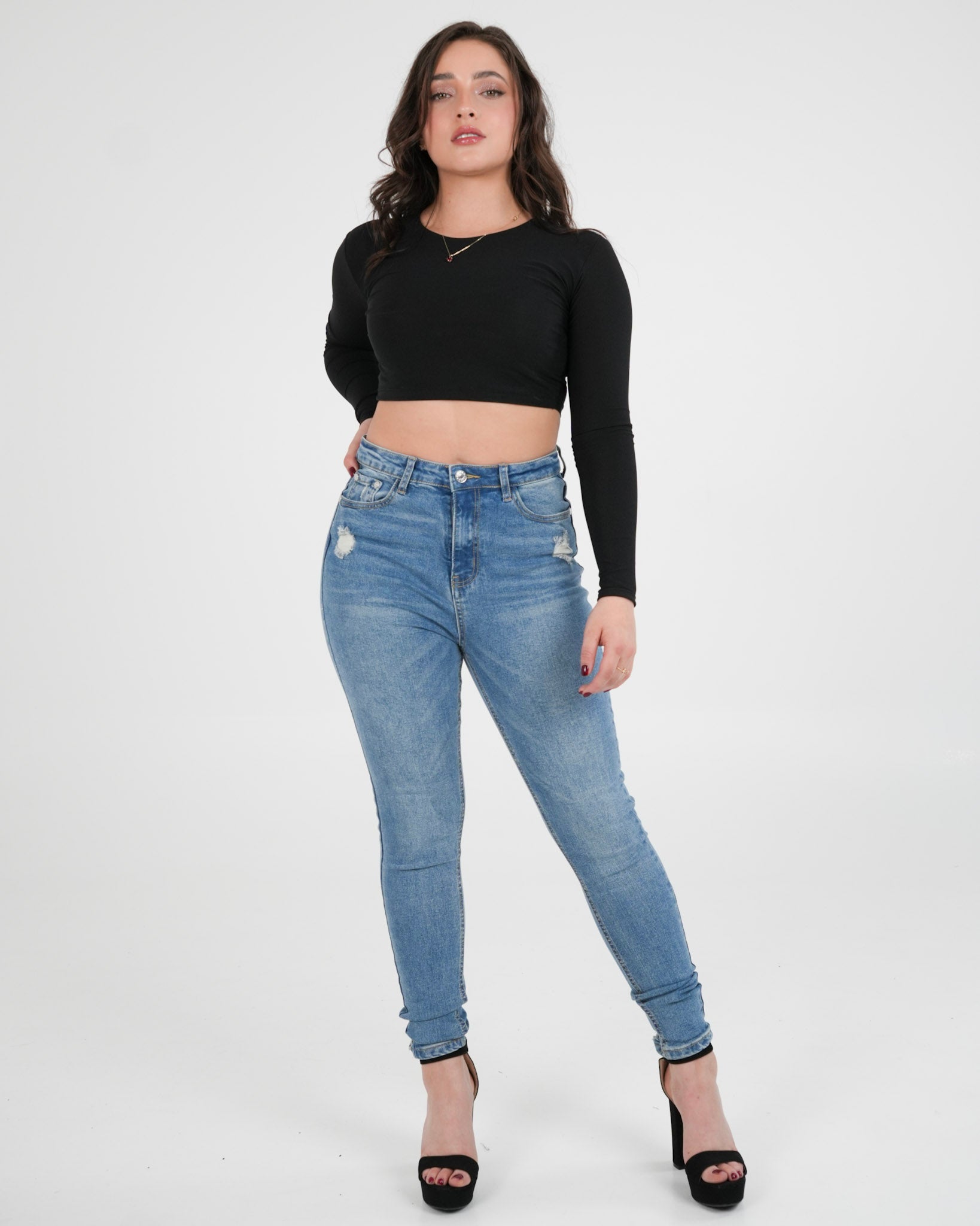 JEAN SKINNY JD001 MJAA AZUL
