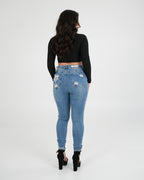 JEAN SKINNY JD001 MJAA AZUL