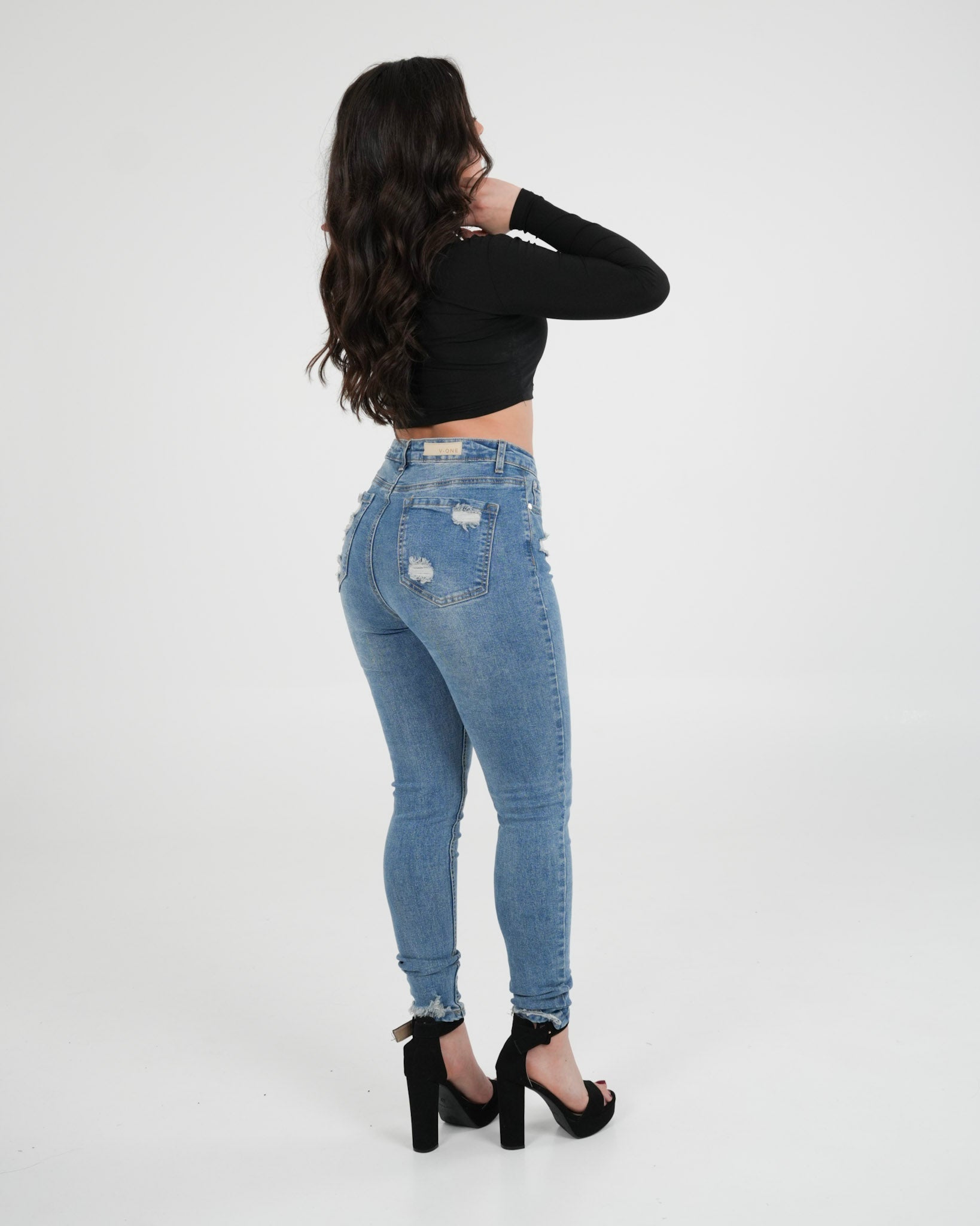 JEAN SKINNY JD001 MJAA AZUL