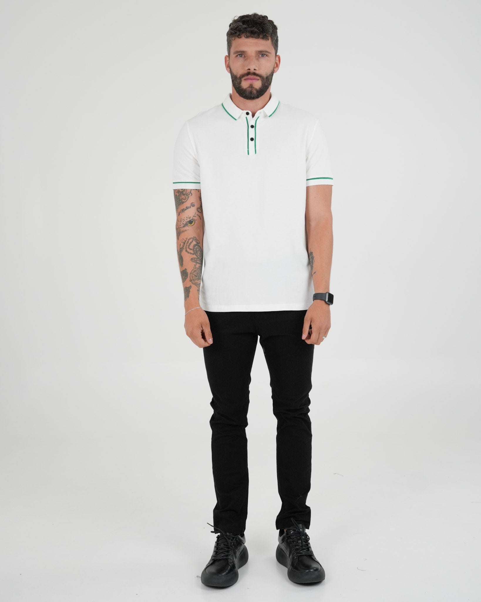CAMISA POLO CAP001 BLANCO