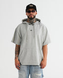 HOODIE MANGA CORTA CA016 GRIS