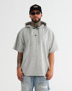 HOODIE MANGA CORTA CA016 GRIS