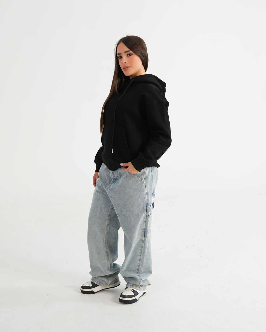 HOODIE FMSA045 NEGRO